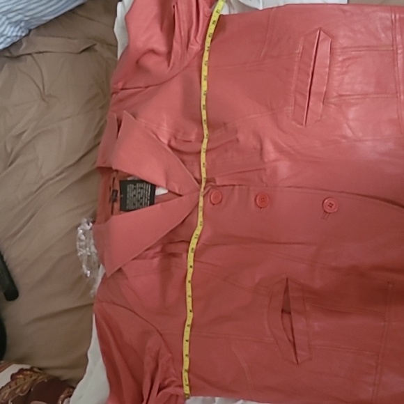 Vintage plus size leather jacket - Picture 6 of 7